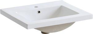 Comad lavoar 61x46 cm dreptunghiular mobilier alb luciu UM-9060(YS27298-60)