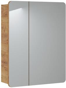 Comad Aruba dulap 60x16x75 cm cu oglinda stejar ARUBA 841 -60CM FSC
