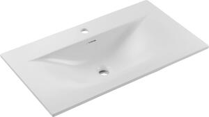 Comad Sky lavoar 81x46 cm dreptunghiular mobilier alb mat SKY 1 80 DP MATT WHITE ( E-8099-80 )