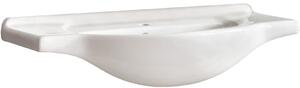 Comad Vintage lavoar 85x49 cm semicircular mobilier alb luciu UM- CFP 85 DP(YS27201-85)