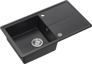 Quadron Tony chiuveta graniteq 78x45 cm negru HTO7845CZK