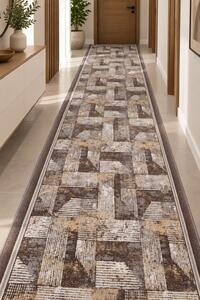 Traversa Model Print Zara 01600, Diverse Latimi, Gri 60 x 200, Dreptunghi