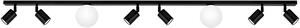 Kaja Swing lampă de tavan x10 W alb-negru K-5494