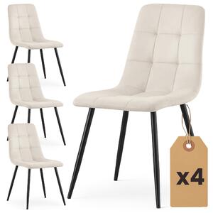 Set 4 scaune de sufragerie Nairobi (bej). Promo -20%. 1152346