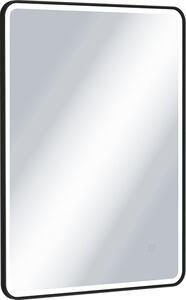 Excellent Corido oglindă 60x80 cm dreptunghiular cu iluminare cu covoraș de încălzire negru DOEX.CO080.060.BL