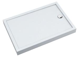 Schedline Cameron Smooth White cădiță de duș dreptunghiulară 100x80 cm alb 3ST.C2P-80100