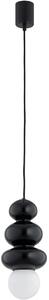 Argon Orlando Plus lampă suspendată 1x6 W negru-opal 8788