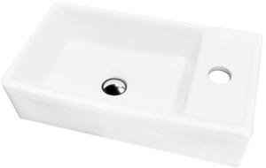 LaVita Gila lavoar 42x23 cm dreptunghiular de blat alb luciu 5900378345688
