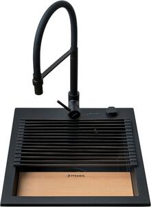 Pyramis Siros chiuveta cu baterie negru/negru 079822801S