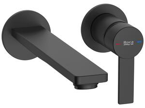 Roca Targa baterie lavoar ascuns negru A5A355FNB0