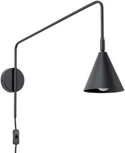 Sollux Lighting Nox lampă de perete 1x10 W negru SL.1697