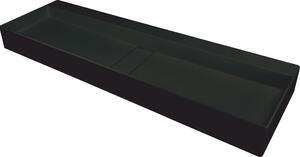 Deante Blur lavoar 120x40 cm dreptunghiular de blat negru mat CQB_NU2S