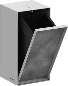 Hansgrohe XtraStoris Rock cos de gunoi 2.5 l alb 56063700