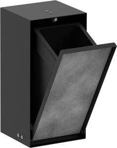 Hansgrohe XtraStoris Rock cos de gunoi 2.5 l negru 56063670