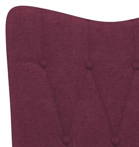 Scaun de relaxare, violet, material textil