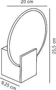 Nordlux Hester lampă de perete 1x9.5 W lemn 2015391014