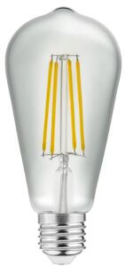 GTV bec cu led 1x6 W 3000 K E27 LD-ST64FLE6-30