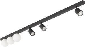 TK Lighting Vox lampă de tavan 6x10 W negru 10003