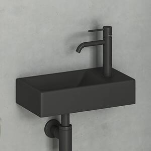 Ravak Veda lavoar 40.8x22.2 cm dreptunghiular clasică negru mat XJXPD240000
