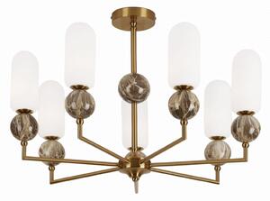 MaxLight Nova lampă suspendată x7 W alb-auriu P0633