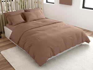 Lenjerie de pat din bumbac LUX maro hotelova capsă Dimensiune lenjerie de pat: 70 x 90 cm | 140 x 200 cm