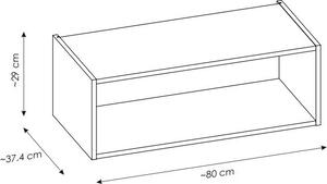 Comad Nova Coast Evoke regal 80x29 cm COAST EVOKE UN 81-80-29