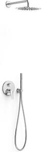 Tres Fuji set de duș ascuns cu duș de ploaie crom 28138004