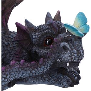 Statueta dragon cu fluturas Butterfly Rest 19 cm