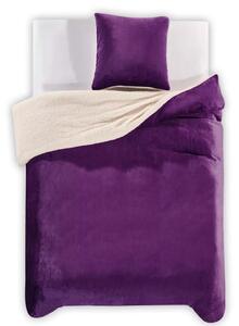 Lenjerie de pat din microfibra TEDDY DREAM violet Dimensiune lenjerie de pat: 2 buc 80 x 80 cm | 200 x 200 cm