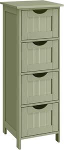 Dulap de baie cu sertare Songmics Verde 30x30x82 cm