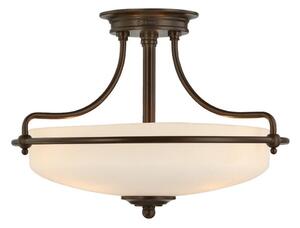 Lustră aplicată GRIFFIN 3xE27/100W/230V bronz Elstead QZ-GRIFFIN-SFS-PN