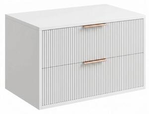 Rea Mono dulap 80x47x48 cm sub chiuveta pe perete alb REA-M0403