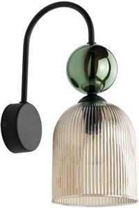 TK Lighting Sophia Green Cognac lampă de perete 1x10 W verde-maro 11143