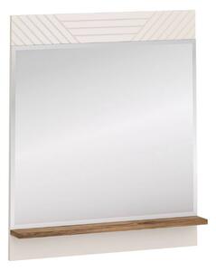 Oglinda cu polita EVO, casmir/stejar, PAL laminat, 70x10x80 cm