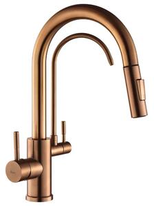 Rea Eco Fresh baterie de bucatarie cu filtru pe picior cupru REA-B7436