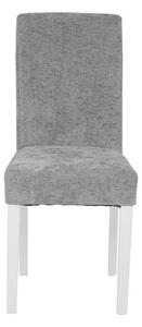 Scaun Living KJC5698 Gri cu Picioare Albe