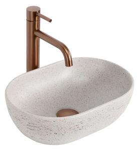 Rea Mira lavoar 37.5x25.5 cm ovale de blat gri/piatră-maro/bej mat REA-U3224