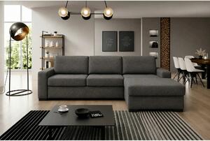 Coltar extensibil VANILLA CORNER 140, sezlong dreapta, stofa catifelat