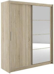 Dulap MARIO 180, stejar sonoma, PAL, cu 2 usi, 180x61x216 cm