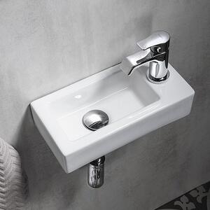Sapho Small lavoar 37x19 cm dreptunghiular clasică-de blat alb luciu AR495
