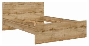 Cadru pat ZELE 160x200 cm, stejar wotan, PAL