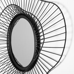 Oglinda decorativa Amip WM-012, negru, metal, 65x4x57 cm