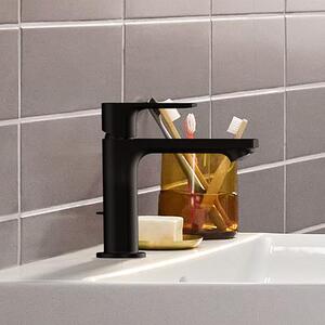 Hansgrohe Rebris E baterie lavoar stativ negru 72559670