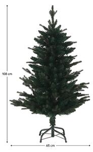 KONDELA Brad de Crăciun 3D, 108 cm, verde, CHRISTMAS TIP 8