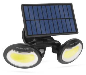 Reflector solar cu senzor de miscare si cap rotativ - 2 LED-uri COB
