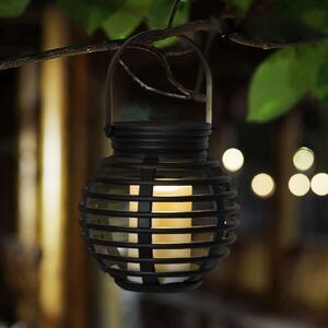 Garden of Eden - Lampa solara LED, imitatie lumanare, suspendabila alb cald- 10 x 11 cm