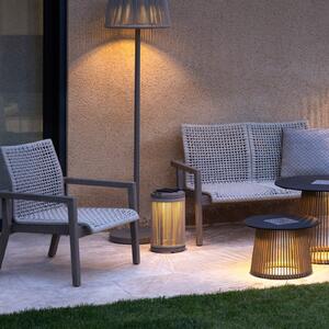 Les Jardins LED lumina solară Rop&Strip înălțime 40 cm, 3.000 K, 500 lm, reglabil, Maro / Rugină, Aluminiu, Modern
