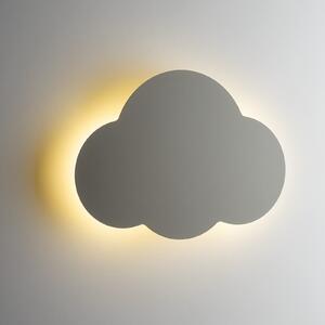 TK Lighting Aplică de perete Cloud, bej, oțel, lumină indirectă, 38 x 27 cm, reglabil, Bej, Camera de zi / sufragerie, Metal, Viața tânără