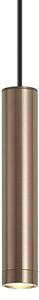 Lampă suspendată de design bronz închis GU10 50mm IP44 - Tuba