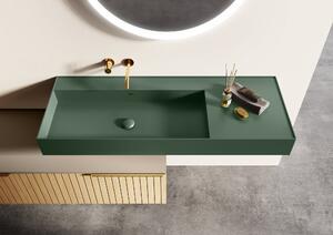 Elita Level lavoar 120.5x45.5 cm dreptunghiular clasică verde mat RE041461197010